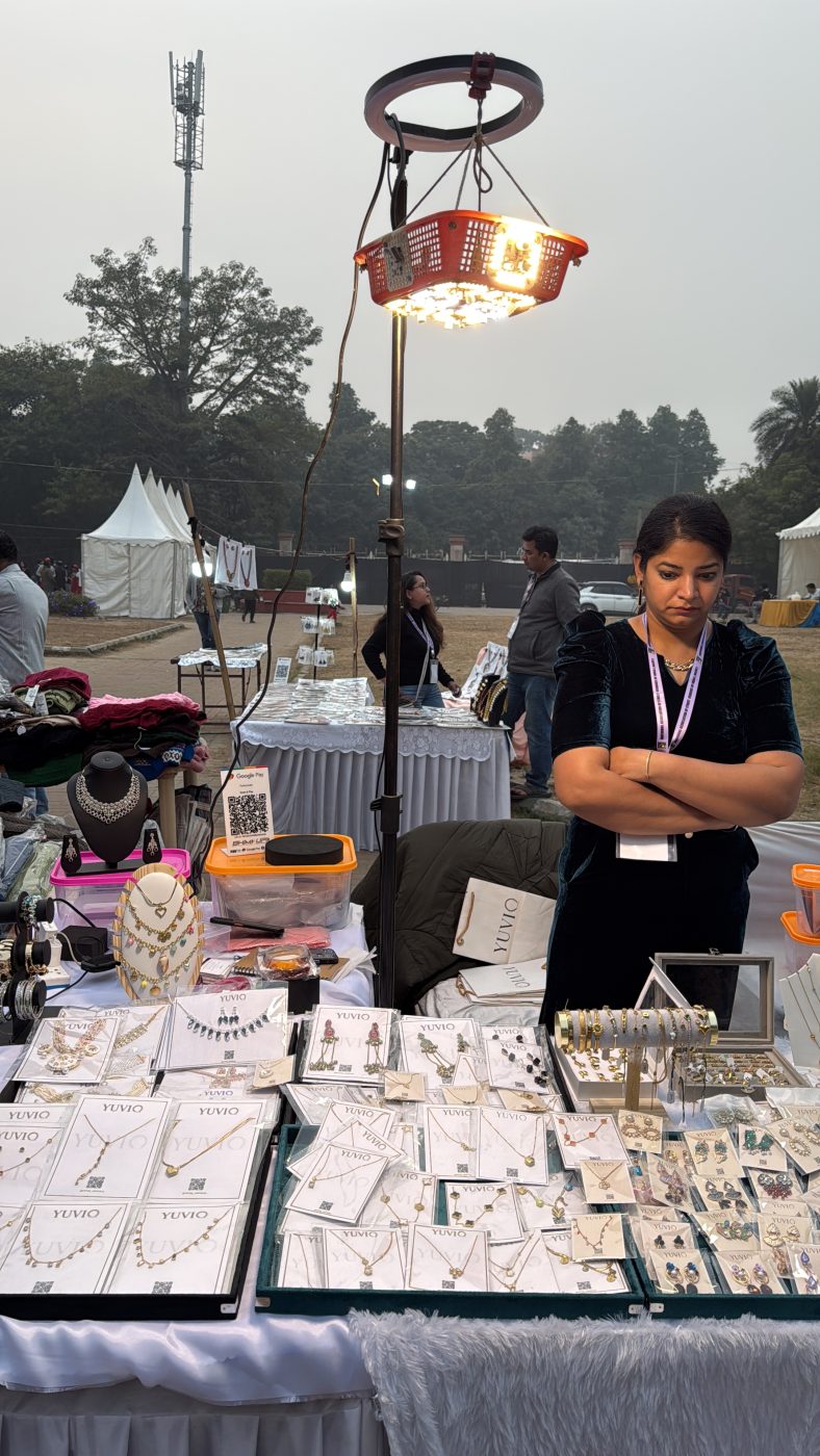 Yuviq at a Delhi exhibition