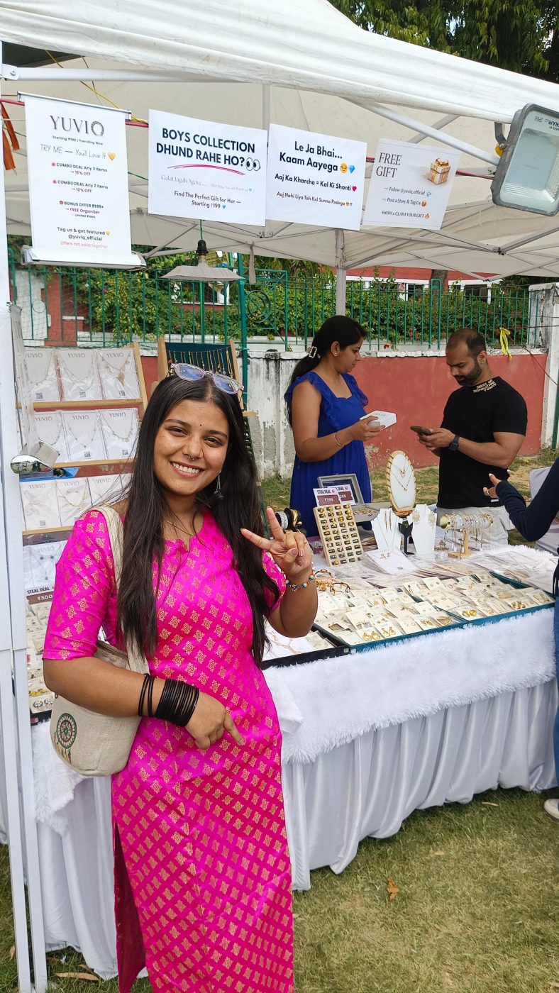 Yuviq at a Delhi exhibition
