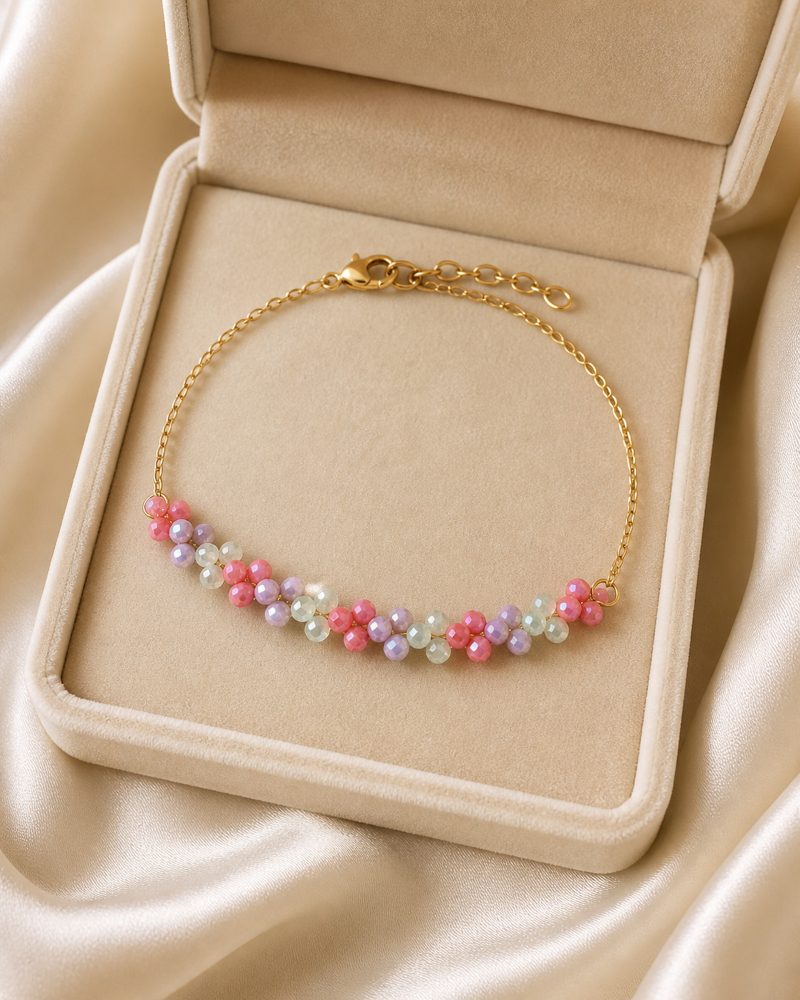 Pastel Floral Garland Bracelet