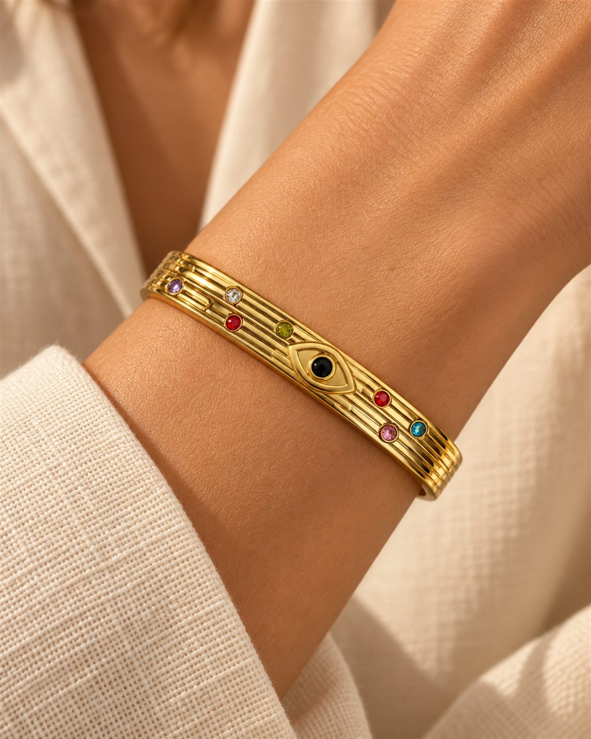 Colourful Eye Bangle