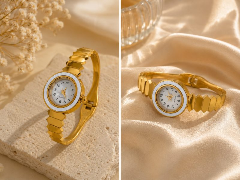 Luxe Gold Bracelet Watch