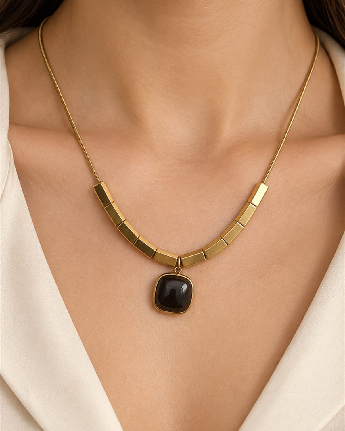 Midnight Geometry Necklace