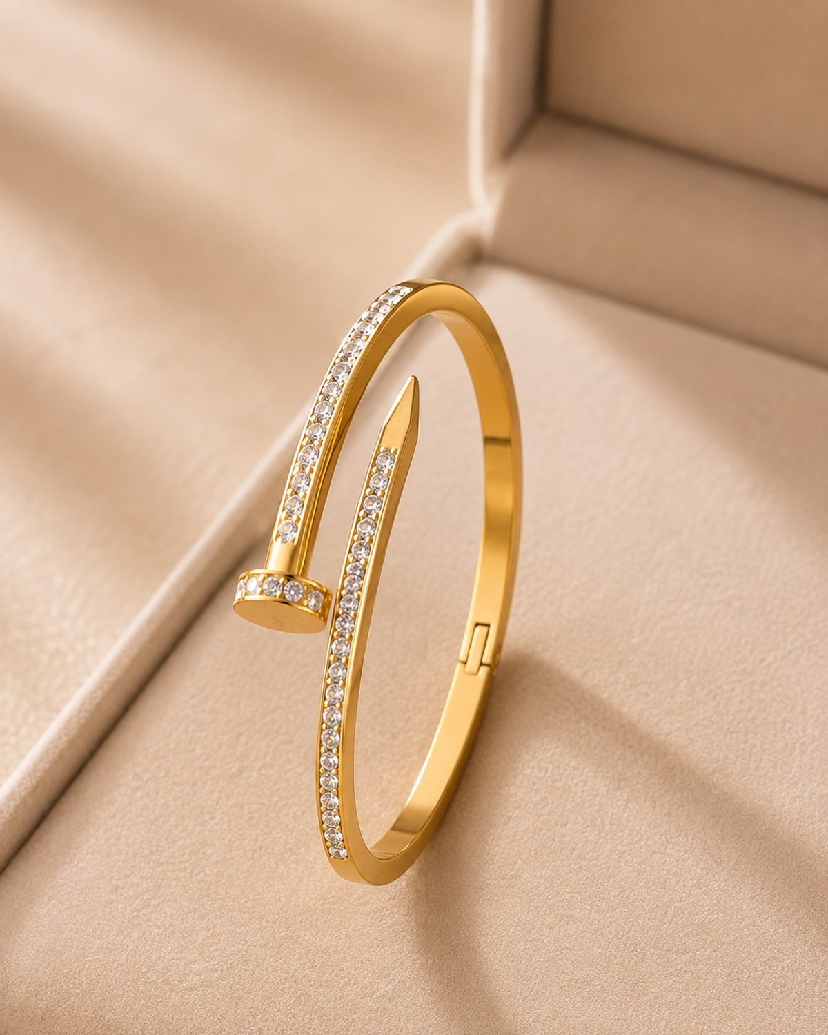 Crystal Nail Bangle