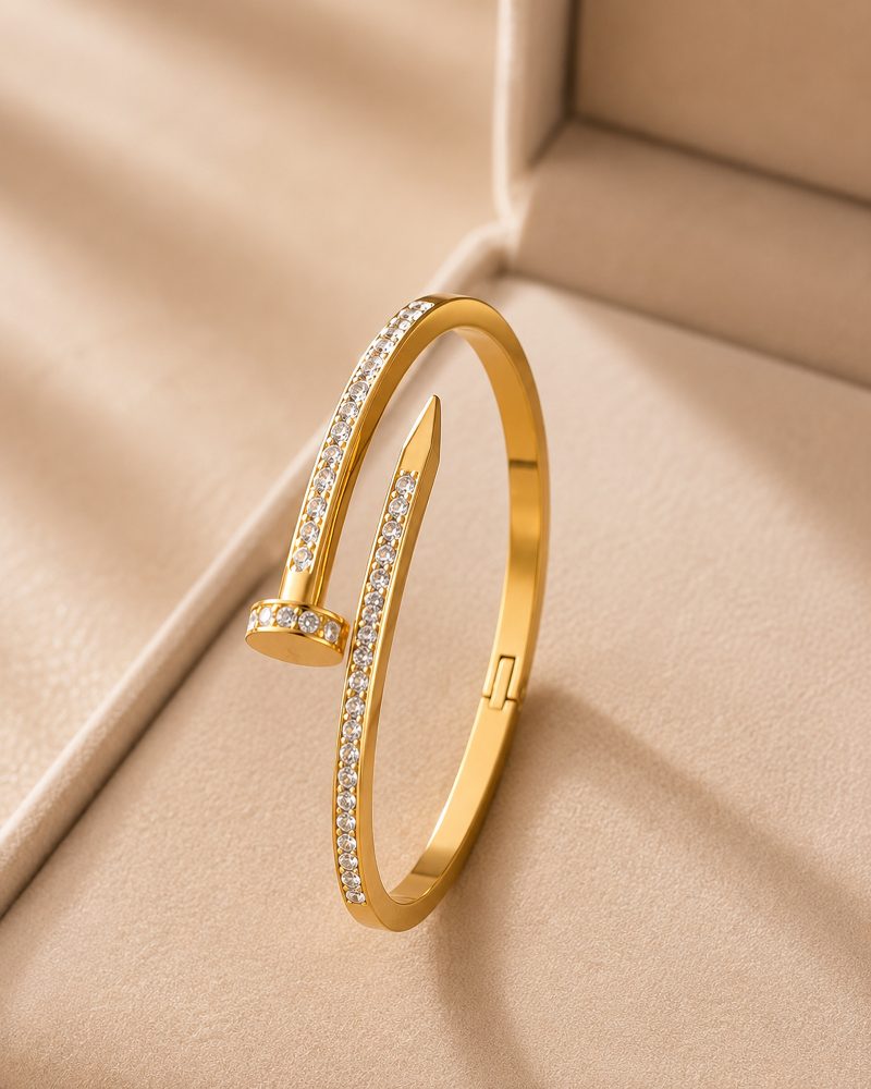 Crystal Nail Bangle